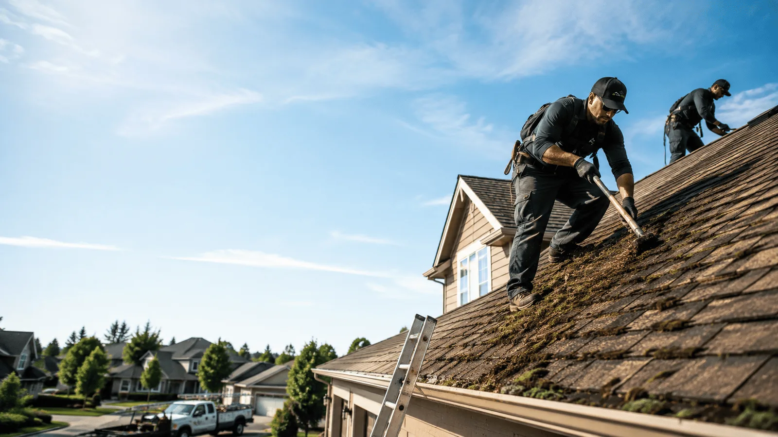 Roof Moss Removal in Howard Lake, MN near me